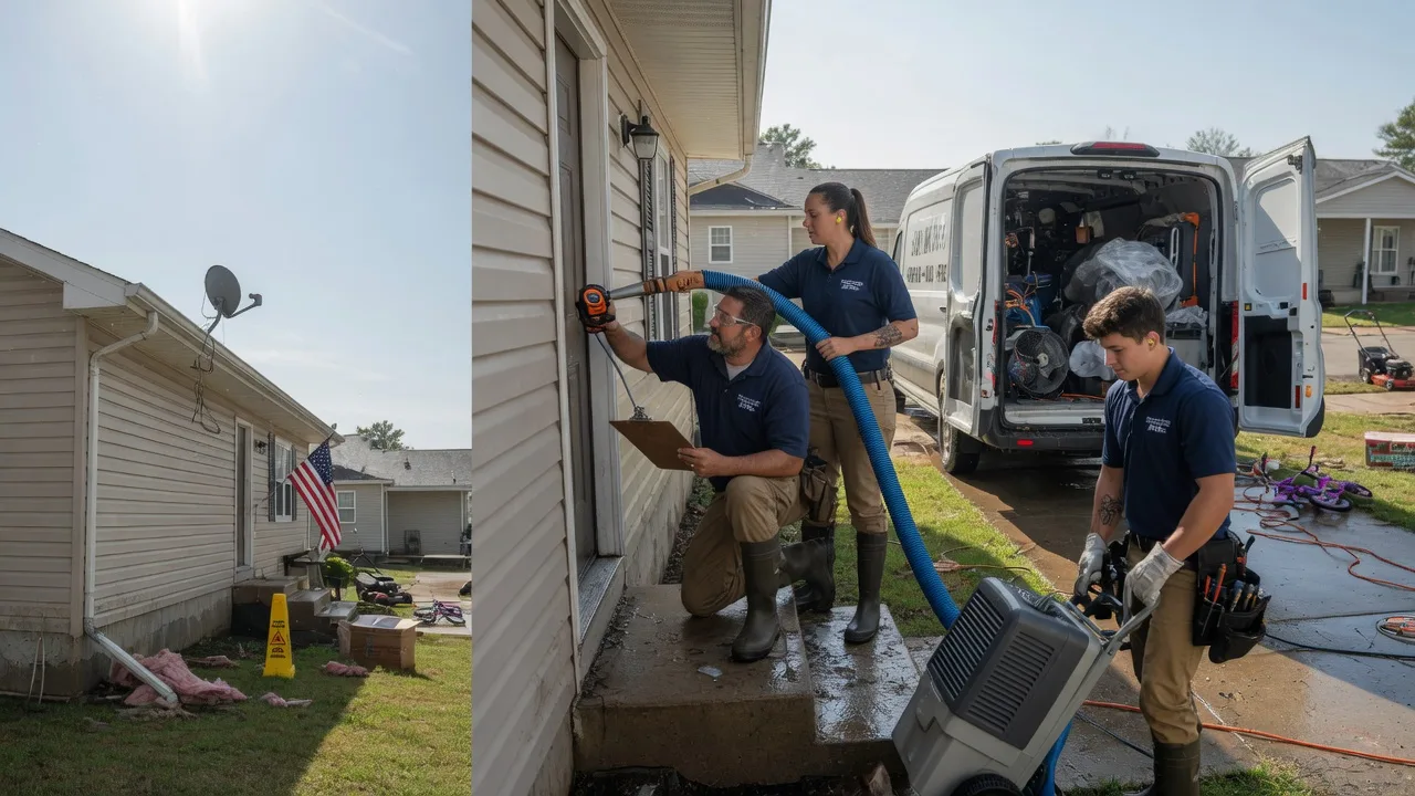 Ceiling Water Damage Restoration in Teutopolis, IL near me